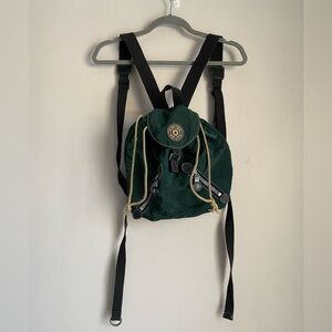 Kipling drawstring mini backpack green nylon